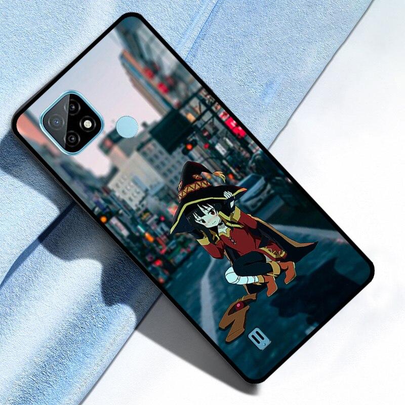 

Чехол Megumin с аниме для Realme GT Neo3 GT Neo 2 3T GT Master 8 9 Pro C11 C15 C21 C31 C35 C25s C21Y C25Y Realme 9i