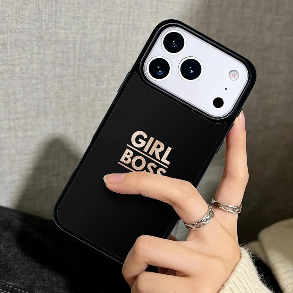 Capa Case for iPhone 17 Air 16 Pro Max 15 Plus 11 13 Mini 14 12 Back Phone Cover Wife Mom Boss Quotes