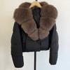 Women's Short Winter Imitation Fox Fur Collar Down Jacket Women's Coat
