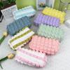 Lattice Case Pencil Cosmetic Bag With Soft Fabric High Storage Gift Capacity