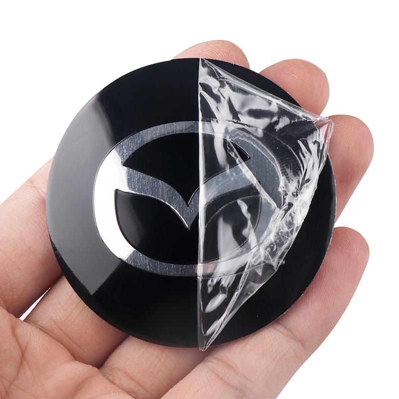 4Pcs 56/60MM for Mazda 2 3 5 6 Axela Atenza Speed 6 CX-3 CX-4 CX 5 CX-7 CX-8 CX-9 Car Wheel Center Hub Emblem Decoration Cover a2