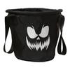 Halloween Candy Basket with LED Light Large Capacity Handle Design Pumpkin Shaped Candy Treat Bags Party Decoration