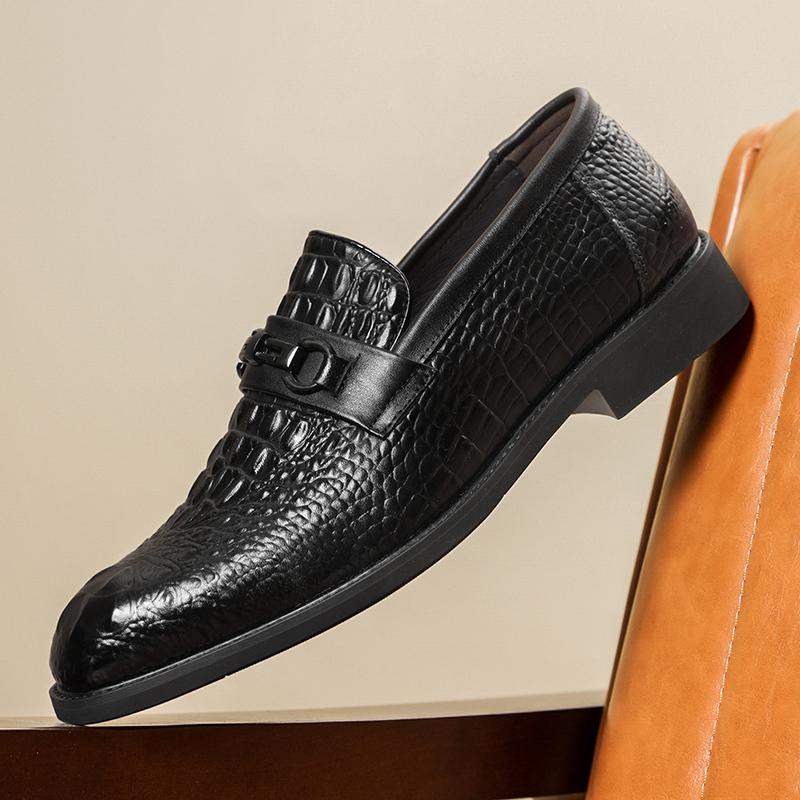 

Модные кроссовки Мужская модельная обувь Ретро Мужская кожаная Деловая Мужская обувь в стиле барокко Повседневная уличная Мужская обувь Оксфорды 38 чёрный