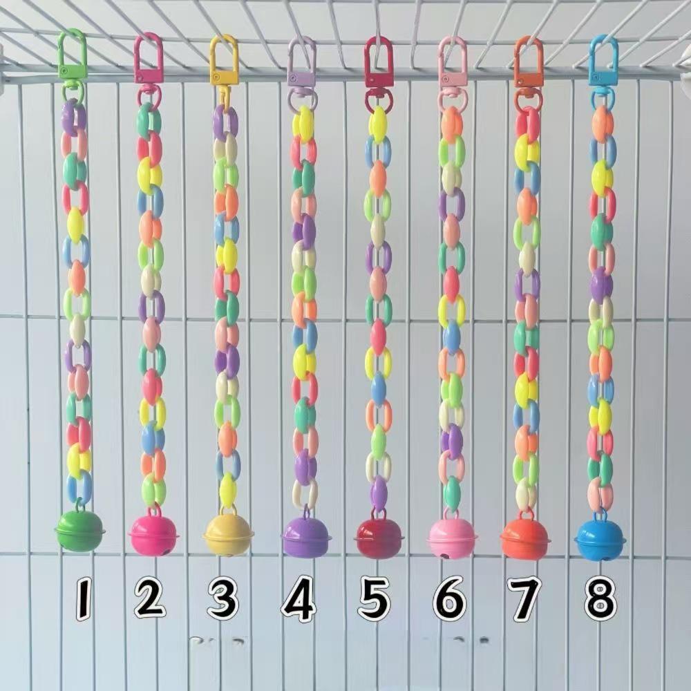 Acrylic Parrot Cage Decoration Chew Toy for Cockatiels and Budgies