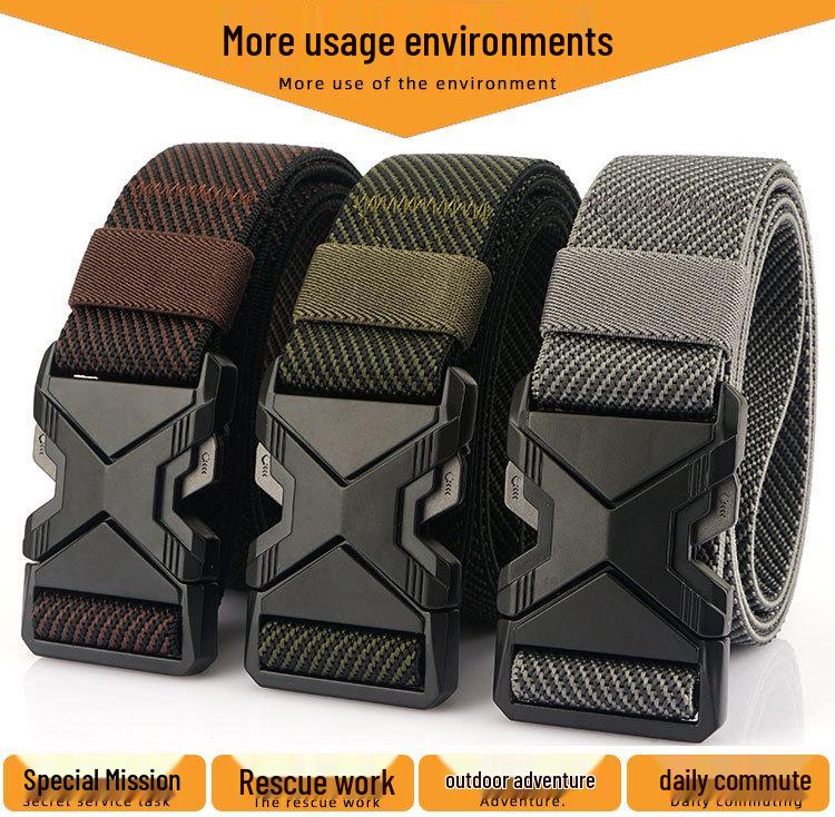 Customizable Quick-Release Tactical Training Elastic Belt