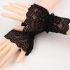 1PC Women's Lace Horn Sleeve Cover Skin friendly Soft Mesh Ruffle Edges Hollow out Fashion Item