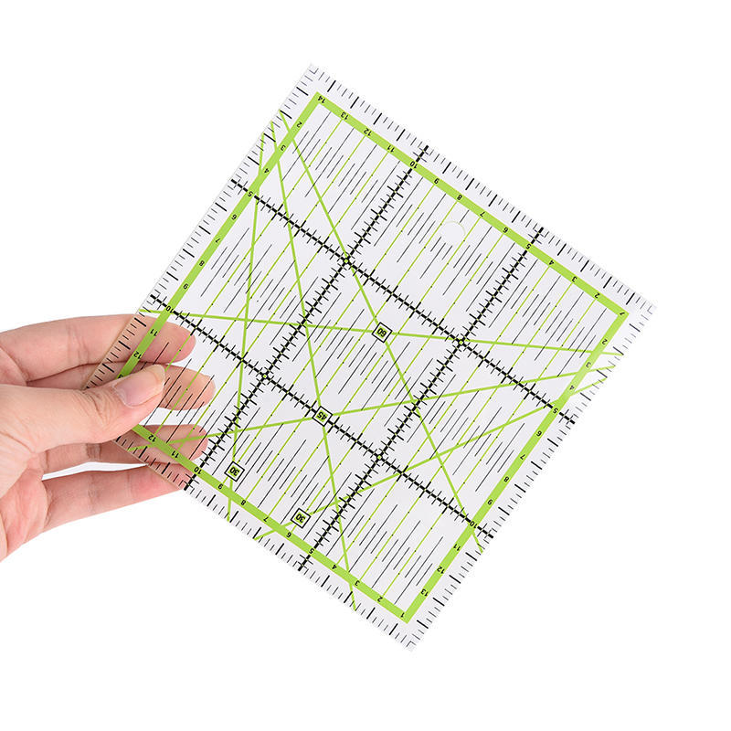 15*15Cm Transparent Quilting Sewing Patchwork Ruler Cutting Tool Tailor Diy