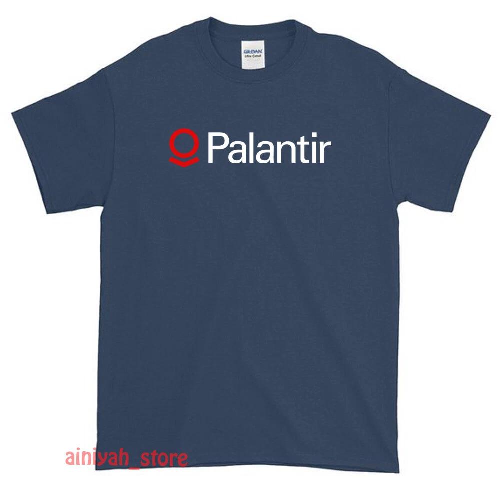 Новая мужская забавная футболка с логотипом Palantir, размер США S-XXL S