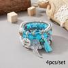 Bohemian Multi-Layer Wooden Beaded Elastic Bracelet
