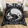 Sun And Moon Duvet Cover Set King Size Purple Liac Dream Catcher Star Bedding Set For Kids Children 2/3pcs Bohemia Quilt Cover