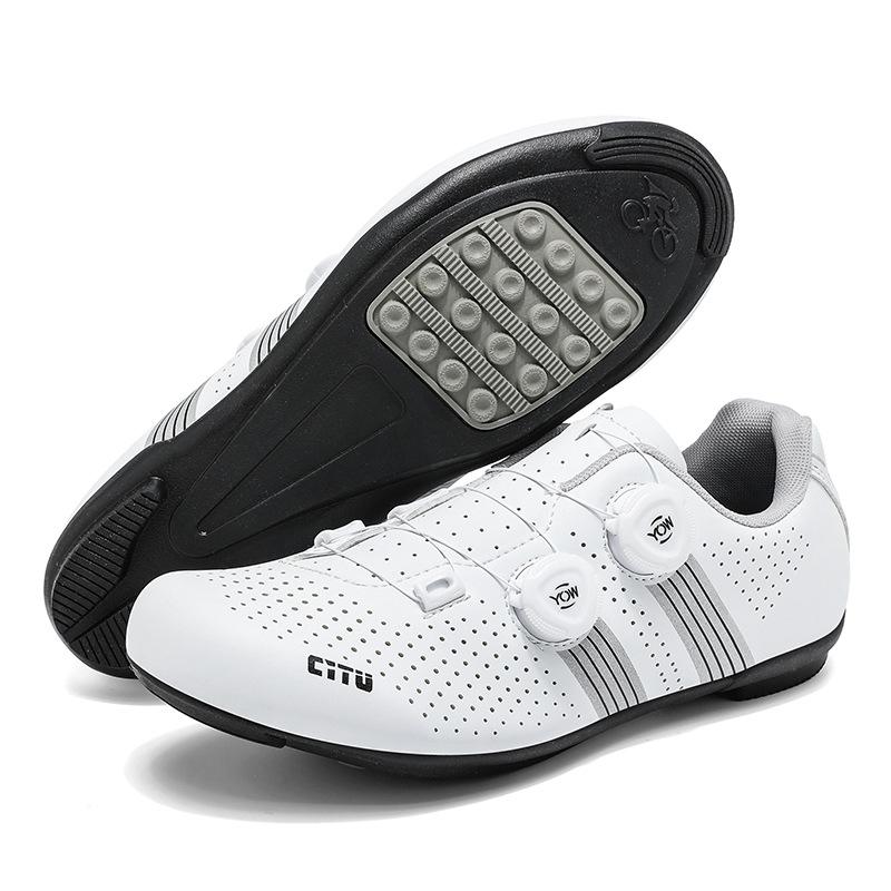 Wide last wide foot bicycle shoes cycling shoes road car lock shoes unlocked hard sole shoes card shoes help shoes hard sole 39