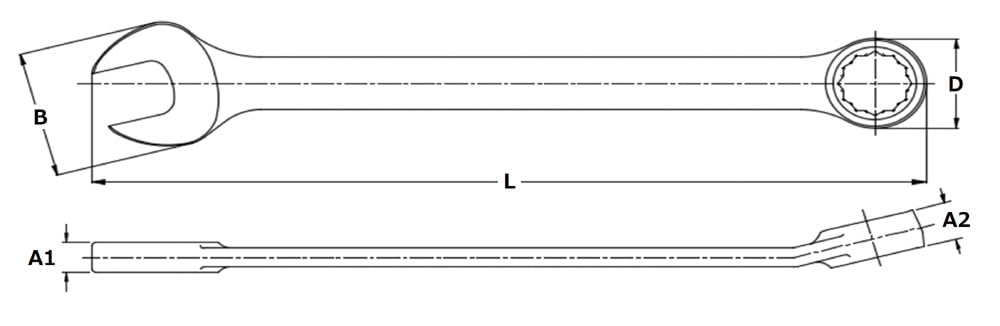 SIGNET Combination Wrench 30105 1/2"