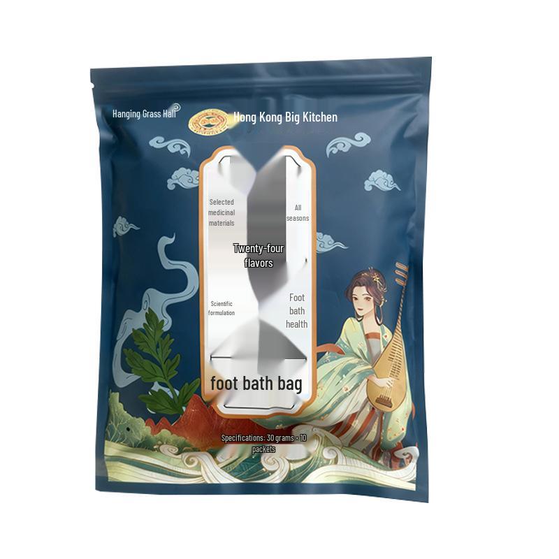 Hong Kong Pharmacy Foot Bath Bag: Twenty-Four Herb Herbal Foot Soak