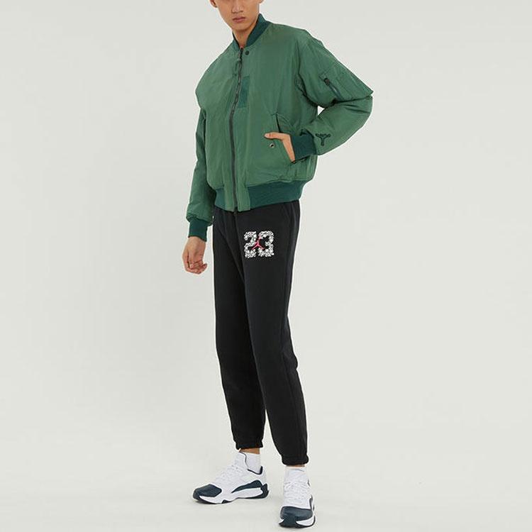 Herren Air Jordan Essentials Ma-1 Wende Flieger Gewebt Gepolstert Kleidung Grüne Jacke DA9797-333