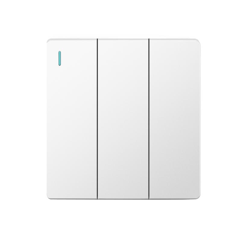 FALIANG 13A 2 Outlets AC 250V PC Material Multi Socket British Standard Modern White Color Luxury Multi-function Sockets