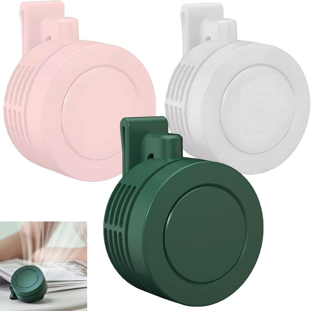 3 Speeds Suspended Waist Fan Long-Lasting Pocket Fan New Silent Mini Bladeless Electric Fan