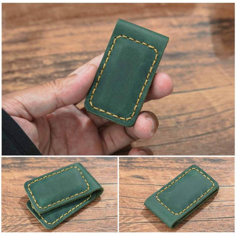 Leather Magnetic Bookmarks Magnetic Book Page Clip Book Page Divider Leather Page Holder for Book Lover Student Teacher