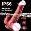 Realistic Dildo Vibrator Telescopic Female Prostate Stimulator Vaginal Masturbator Anal Plug Heated Vibrating Sex Toys For Women