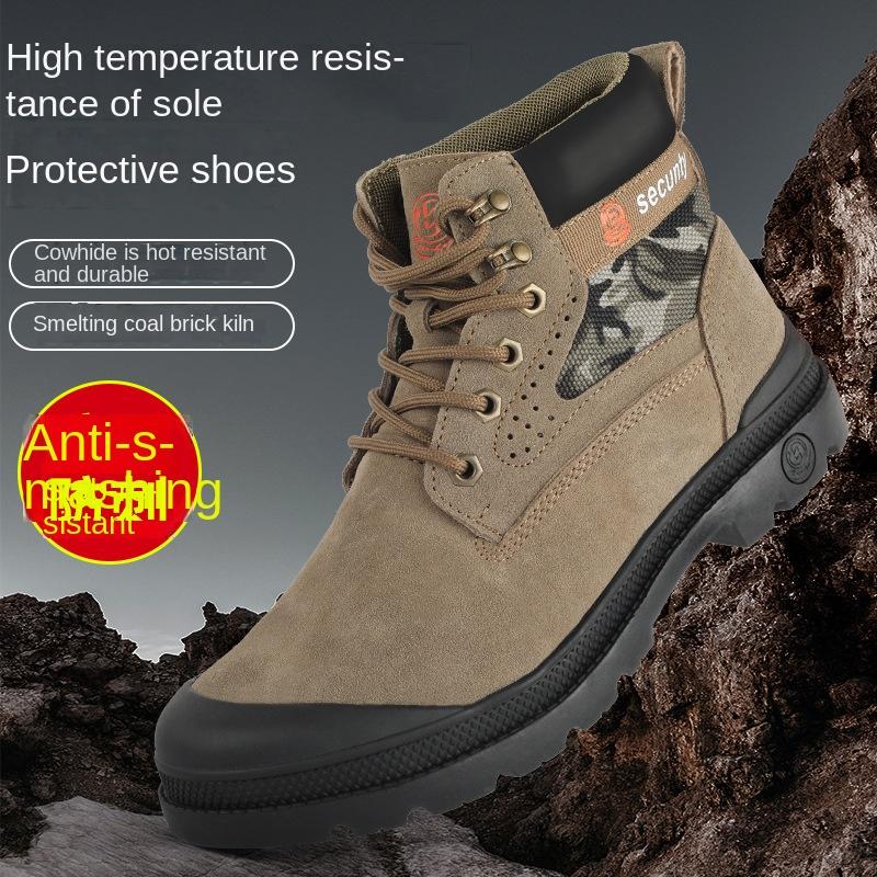 

Взуття для страхування праці при високих температурах, антипірсингове, зносостійке, зносостійке, протиковзке, безпечне, захисне взуття 48