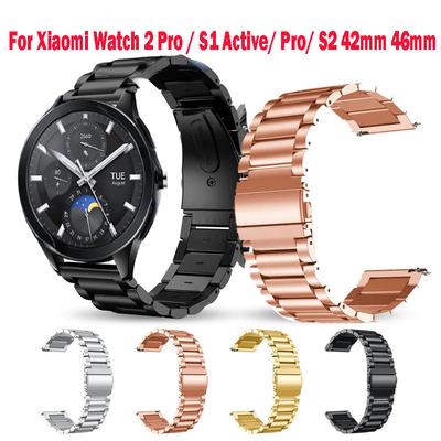 Metal Strap For Xiaomi Watch 2 Pro / S1 Active/ Pro/ S2 42mm 46mm Stainless Stee Band  Mi Watch Color 2 Sport 22MM Watch Bracelet