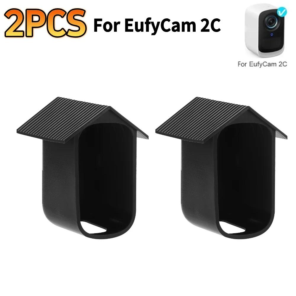 1/2 Stück Silikonhülle für EufyCam 2C Wasserdichte Sicherheitskamera Schutzhülle für Eufy Security S300 eufyCam 3C Abdeckung Skin