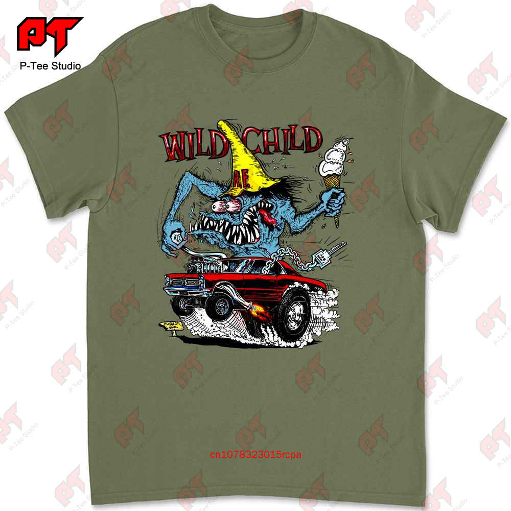

Ed Big Daddy Roth Rat Fink Hot Rod Wild Child T Shirt S 5Xl Us Fanmade Grey KXF6 4XL