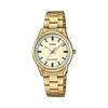 [Cio] LTP-V005G-9A Round Analog Women's Metal Watch