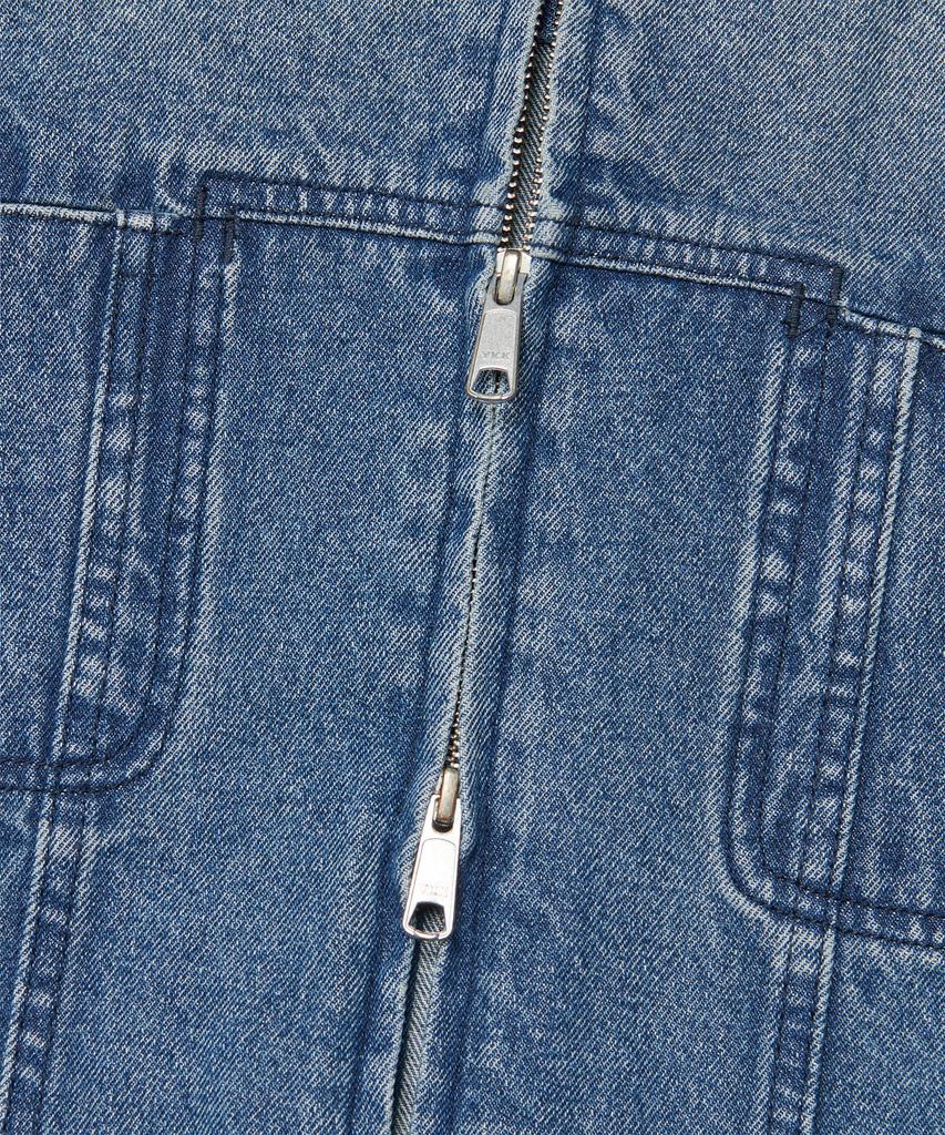 Nomanual Washed Denim Trucker Jacket - Washed Blue