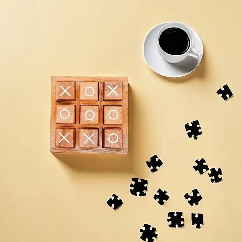 Classic Wooden Game Set - Perfect for Family Game Nights and Home Decorations | Suitable for Coffee Tables, Living Rooms and Study Desks