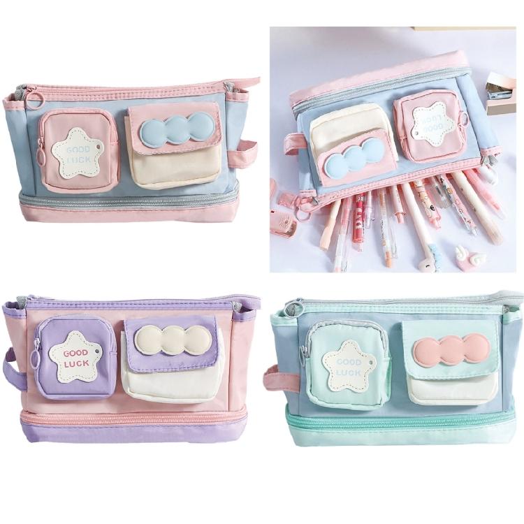 Pencil Case Desktop Accessory Reused Stationeries Storage Pouches Pen Box Pencil Case Organizers Pencil Holders Sleeve