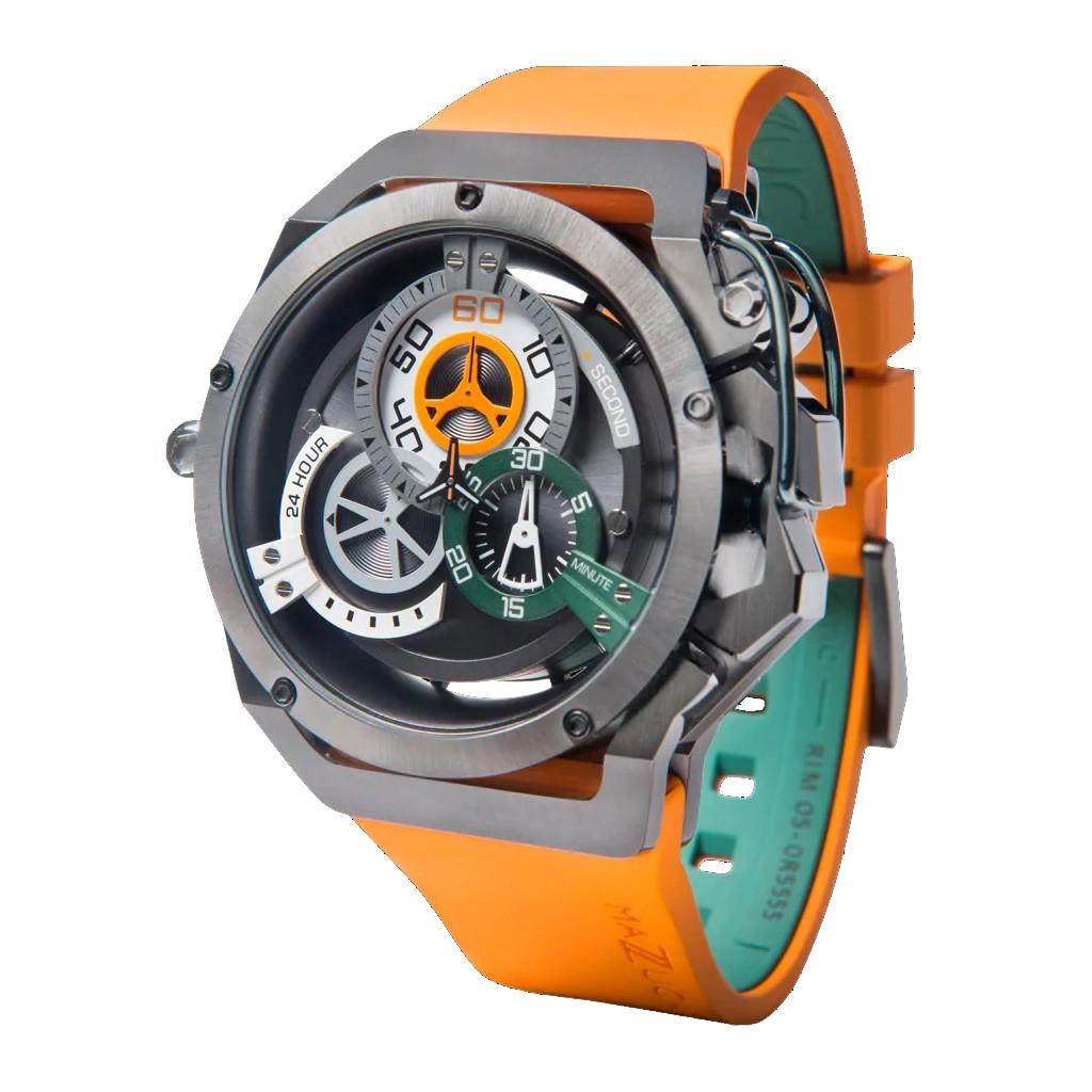 Mazzucato Veljed Sport, ümberpööratav kronograaf, automaatne 05-OR5555 meeste käekell