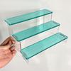 3 Layer Acrylic Color Display Shelf Toy Manual Blind Box Storage Shelf Lipstick Cosmetics Perfume Creative Shelf Storage Box Cupcake Organizer Rack