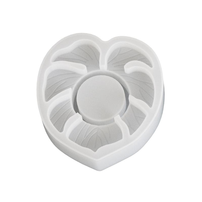 Creative Candle Stand Mold Candle Holder Mold Leaf Shape Candle Rack Mold Hand-Making Supplies Suitable for Candle Stand