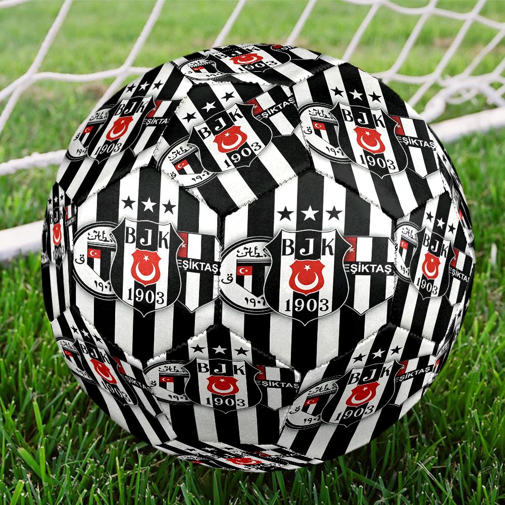 Be?ikta? Istanbul Football Club Size 5 Soccer Ball,Indoor/Outdoor Suitable for Training Matches Tournaments Practice Games Perfect Gift for Fan