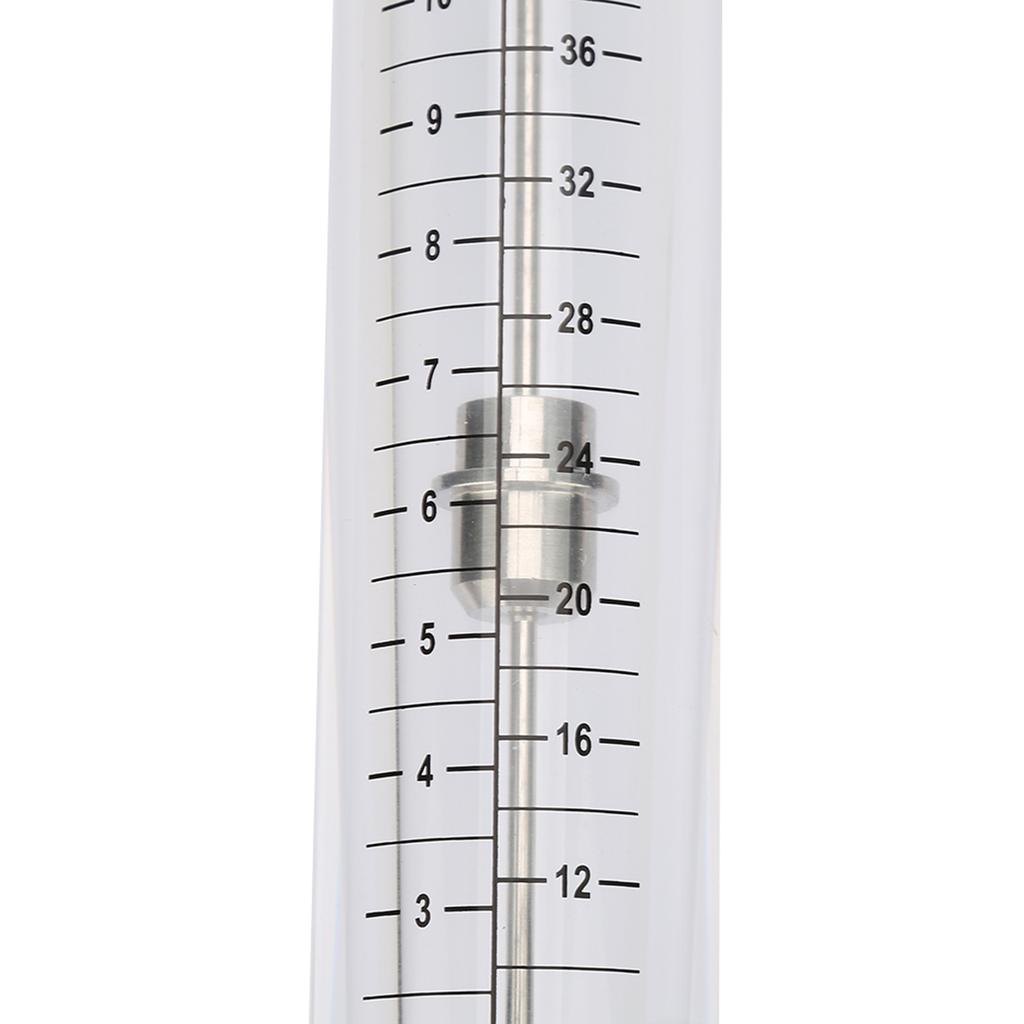 LZM 20G 1 10GPM Acrylic Plexiglass Tube Type Liquid Flowmeter Flow Meter for Female G3 4in
