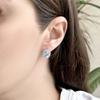 Silver Earrings with Natural Topaz 7.345ct (2167778)