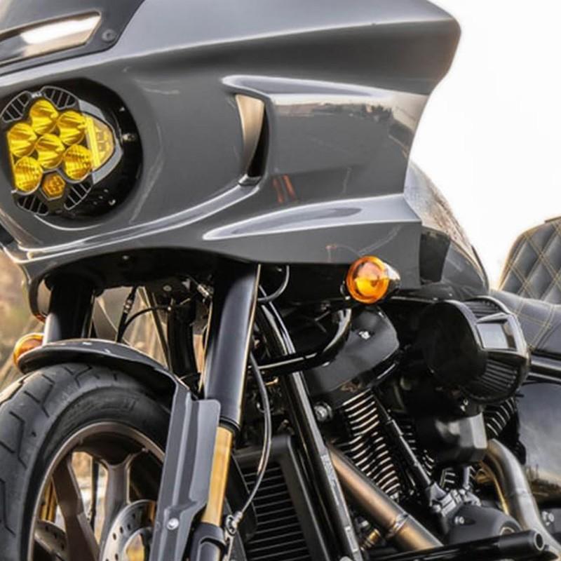 Gloss Black Fairing Support Bracket Fit For Harley Low Rider ST FXLRST FXRST 22+