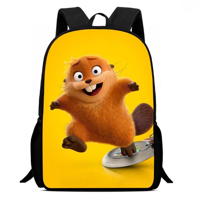 Kinder Cartoon Print Rucksack Grundschulkinder - Leichte Ergonomische Zweigurt-Tasche Mit Atmungsaktivem Oxford-Stoff