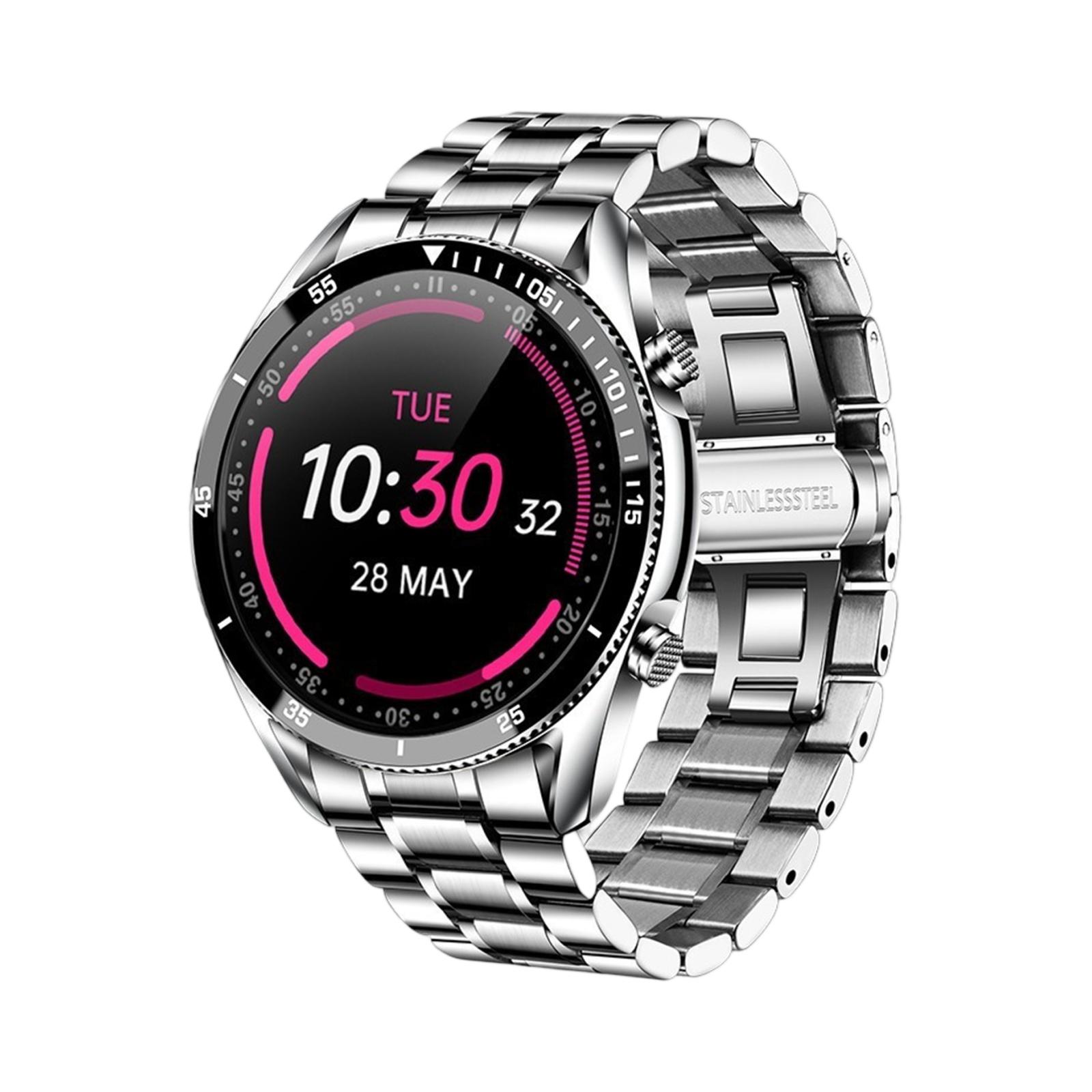 

Мужские водонепроницаемые светящиеся наручные часы-будильник для бега One Size серебряный