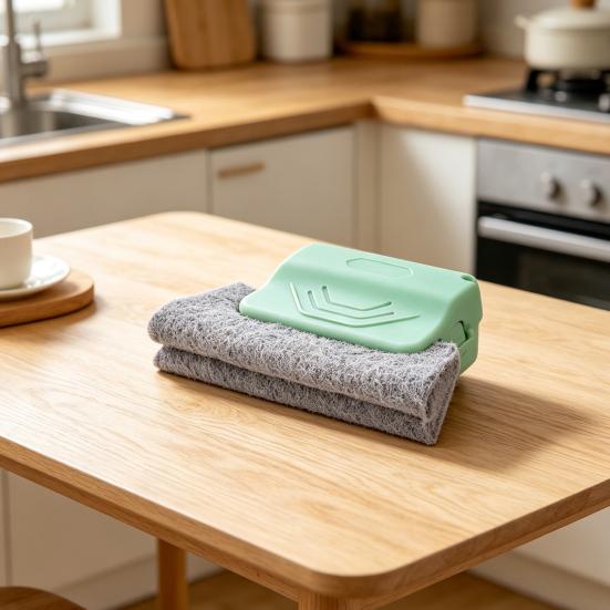 Window Track Scrubber Double-Sided Brush Set with Removable Sponge Car Vents