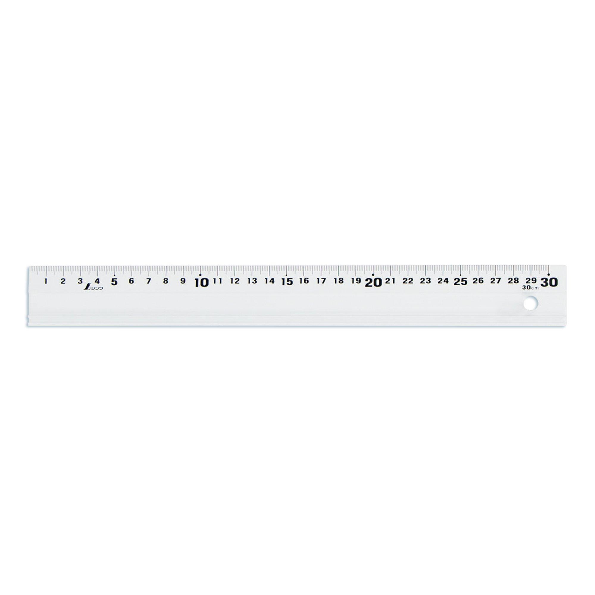 

Shinwa Sokutei Aluminum Straight Measure 30cm White 65418 білий