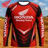 Honda Long-sleeve T-shirt, Breathable Quick-dry Clothing, a Sports Shirt Suitable for Off-road Riders and Mountain Bikers