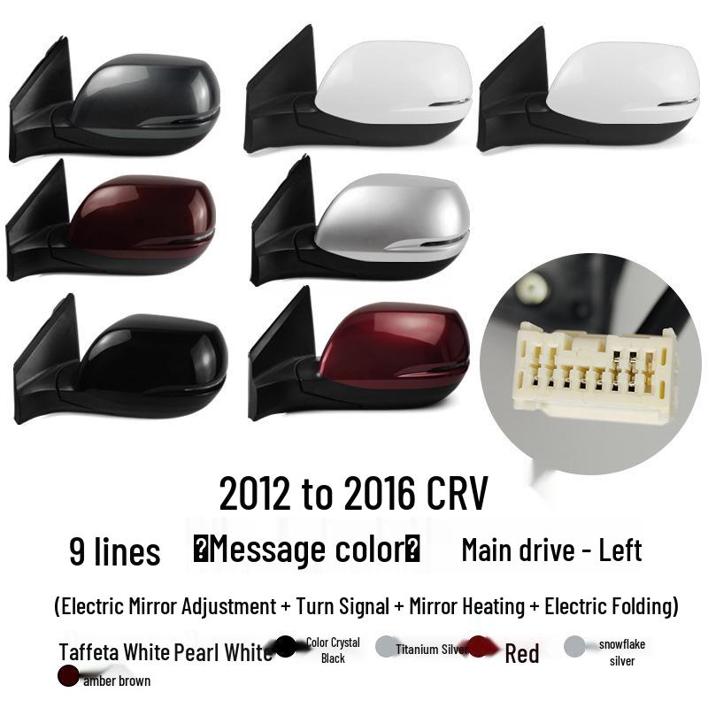 Honda CR-V Rückspiegelbaugruppe 2012-2016: Klappbare Rückspiegelabdeckung links und rechts