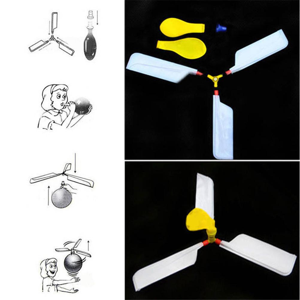 10 Pcs Balloon Helicopter Kids Games Stocking Stuffer Party Favor Flying Toys Gift for Boys Girls