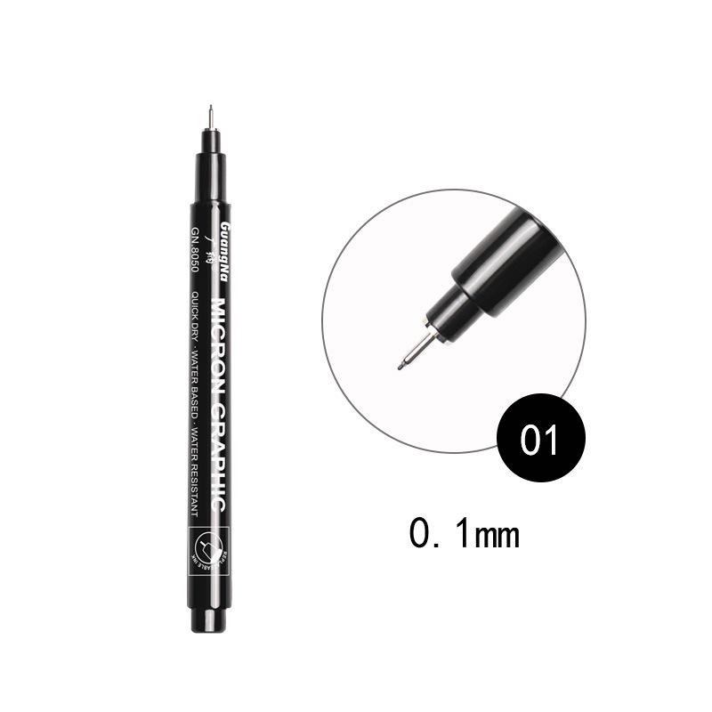 Wide 8050 Waterproof Refillable Technical Drawing Pen for Manga and Sketching