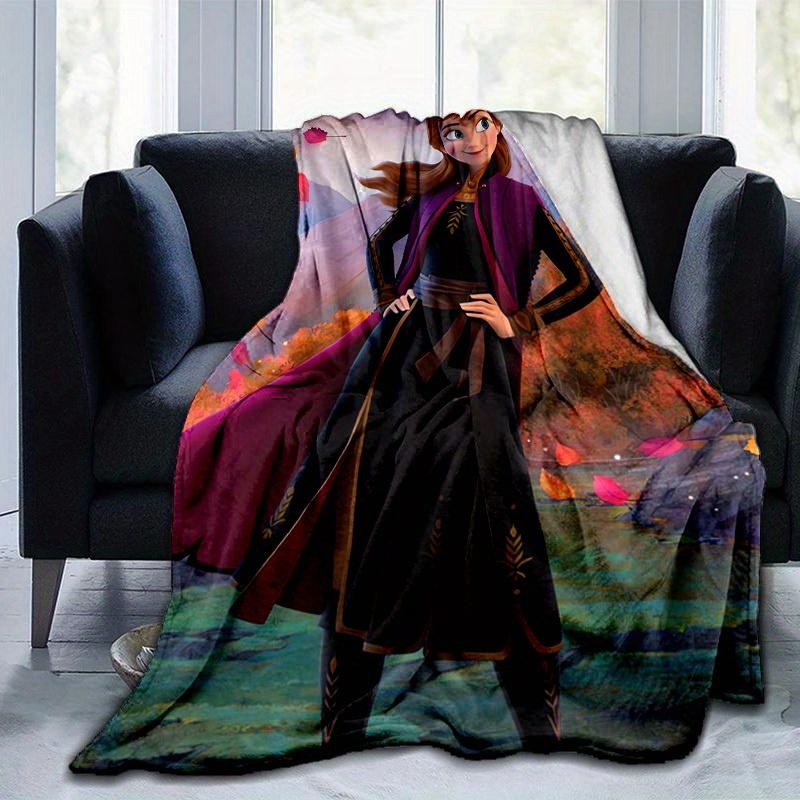 1pc, Anna's Adventure: Cozy Home Decor Blanket Perfect for Couch, Bed, Travel, Camping, Car, Beach, Office Nap Soft Throw Gift