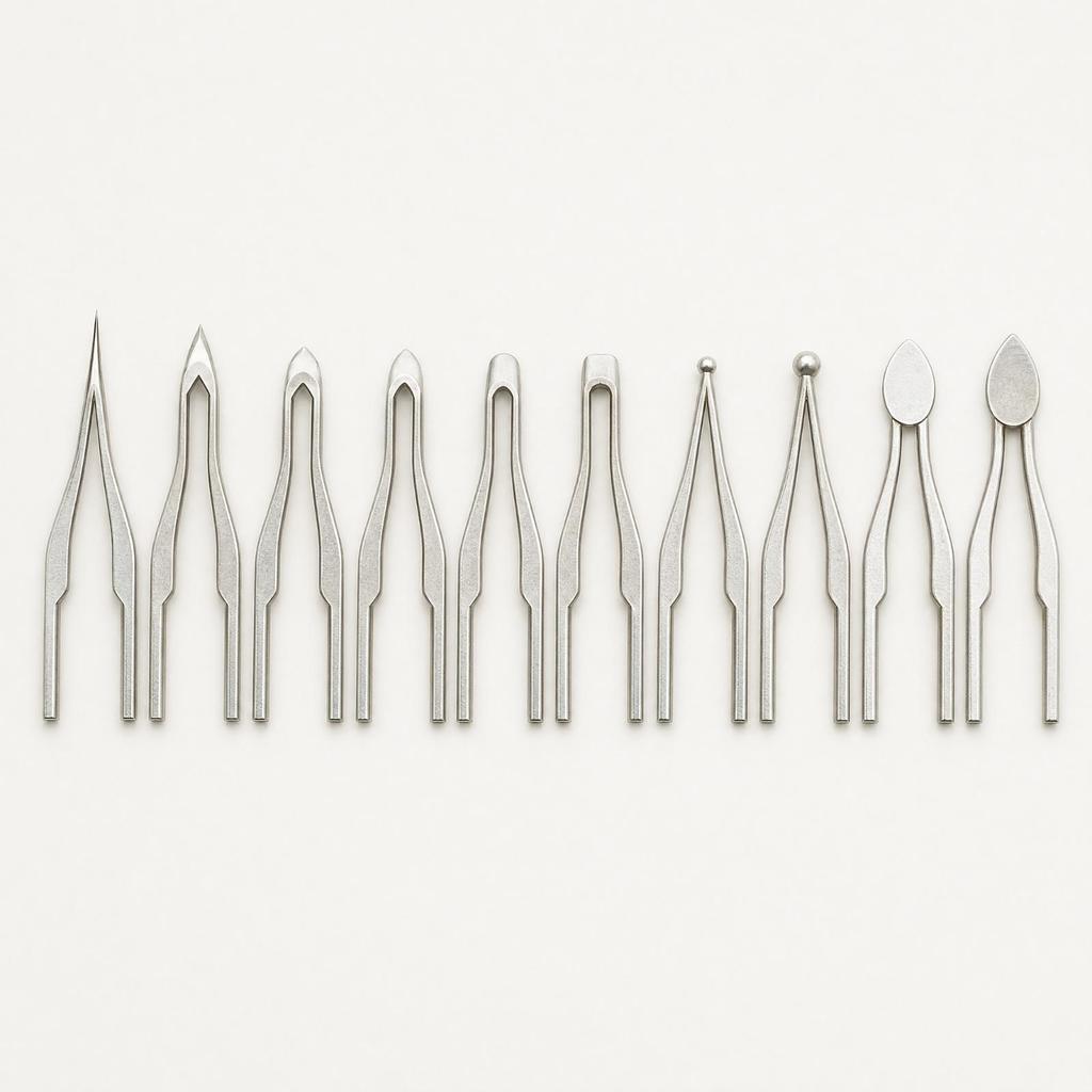 10 Pieces Metal Fire Etching Pen Tip Assortment High-Temperature Stainless Steel