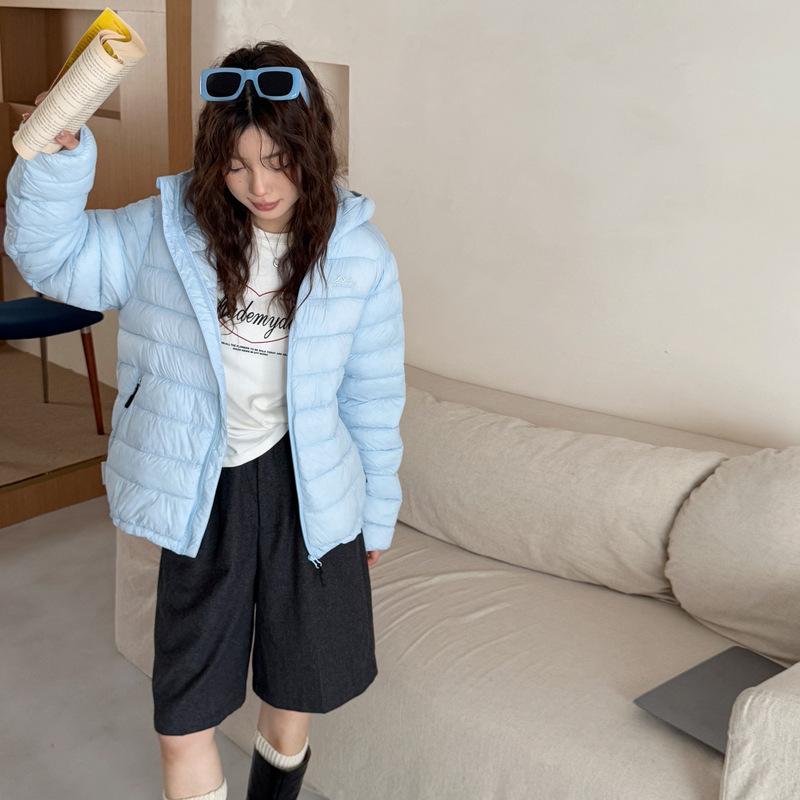 Lightweight Short Hooded Quilted Warm Cotton-padded Jacket