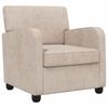 Armchair Beige Chenille