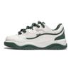 Li Ning Journey 2.0 Bouncy Shoes Thick Sole Height Increasing Cushioning Versatile Low Top Sneakers Men sneakers White Green AGCU091-2